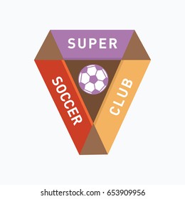 Soccer Club Logo or Badge. Football Logo Templates.