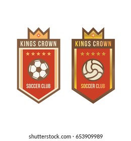 Soccer Club Logo or Badge. Football Logo Templates.