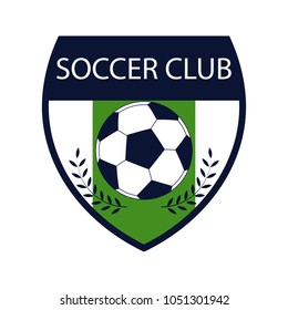 Soccer Club Logo Vector Template Design