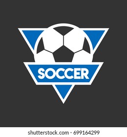 Soccer Club Logo Vector Template Design