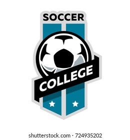 Soccer college logo