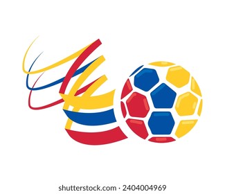 soccer colombia championship illustration design