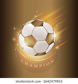 Soccer competition illustration. Sport banner template.