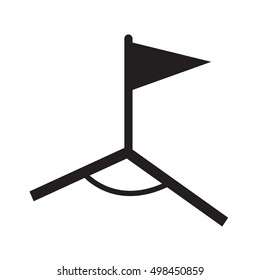 Soccer Corner icon illustration design