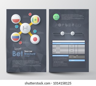 Soccer cup brochure