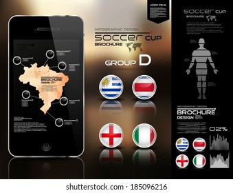 Soccer cup brochure group D