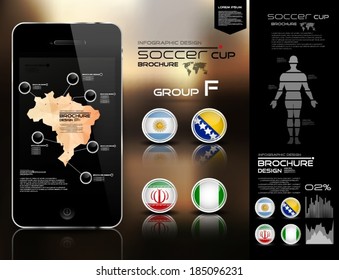 Soccer cup brochure group F