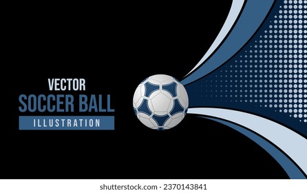 Soccer design background football soccer ball vector illustration