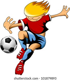 soccer design element; green background (vector-illustration);