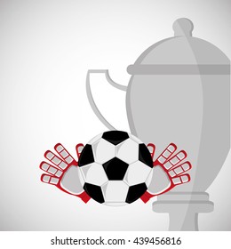 Soccer design. Football icon. Colorfull illustration, vector gra