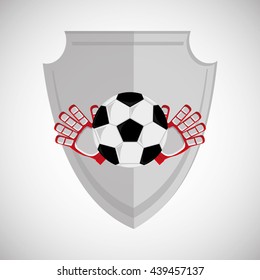 Soccer design. Football icon. Colorfull illustration, vector gra