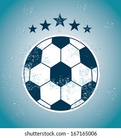 soccer design over blue background  vector illustration