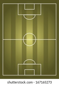 soccer design over field background  vector illustration