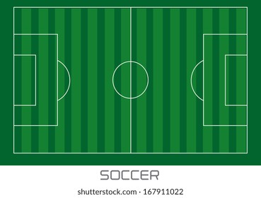 soccer design over field background  vector illustration