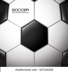 soccer design over pattern background  vector illustration