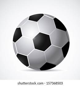 soccer design over white  background vector illustration 