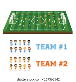 soccer design over  white background vector illustration 