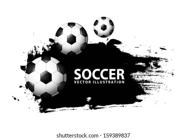 soccer design over white  background  vector illustration