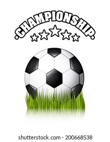 soccer design over white background vector illustration