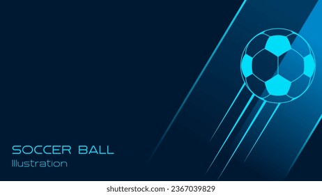 Soccer design template soccer ball vector design illustration