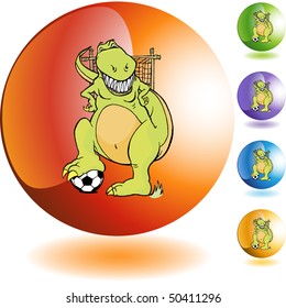 Soccer Dinosaur