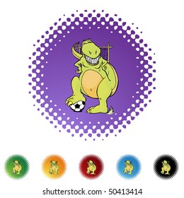 Soccer Dinosaur
