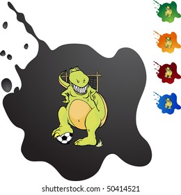 Soccer Dinosaur