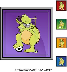 Soccer Dinosaur