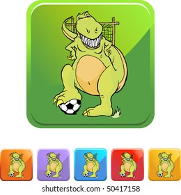 Soccer Dinosaur