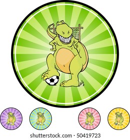 Soccer Dinosaur