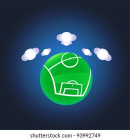 Soccer Earth.