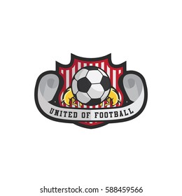 Soccer Emblem International Logo Vetor