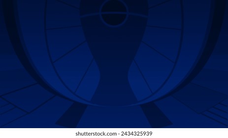 Soccer European championship 2024 Abstract Navy Blue background soccer pattern Football competition Poster Europe Champion League award - cup Soccer ball Winner world WIN Finale Game Euro Germany fun