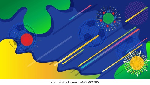 Soccer European championship 2024 Abstract fun people background soccer pattern Football Poster Europe Champion League award cup fan Soccer ball Winner world WIN Euro Finals Game competition Germany