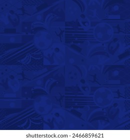 Soccer European championship 2024 Abstract seamless pattern background soccer pattern Football Poster Europe Champion League award cup Soccer ball Winner world WIN Euro Finale Game competition Germany