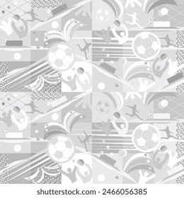 Soccer European championship seamless pattern 2024 Abstract Summer background soccer banner Football Europe Champion League award cup Soccer ball Winner world WIN Euro Finale Game Germany competition