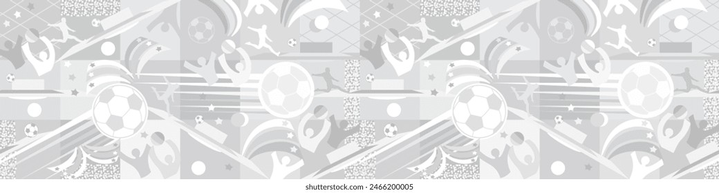 Soccer European championship seamless pattern 2024 Abstract Summer background soccer banner Football Europe Champion League award cup Soccer ball Winner world WIN Euro Finale Game Germany competition