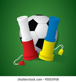 Soccer fan pipe