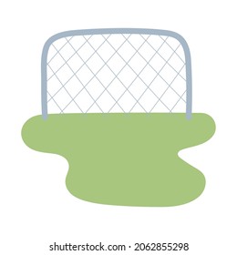 soccer fiel goal vector icon