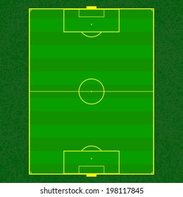 soccer field background, Vector graphic