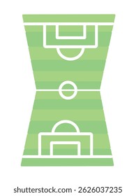 Soccer field and ball. vector