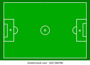 Soccer field design with background Vector For Web And Apps