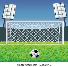 Cartoon Football Goal Images Stock Photos Vectors Shutterstock