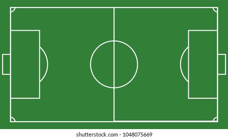 soccer field football field, gridiron .Vector illustration EPS 10