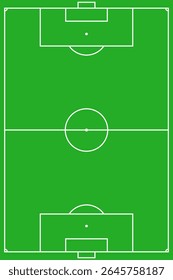 Soccer field Football Pitch Layout icon symbol illustration
