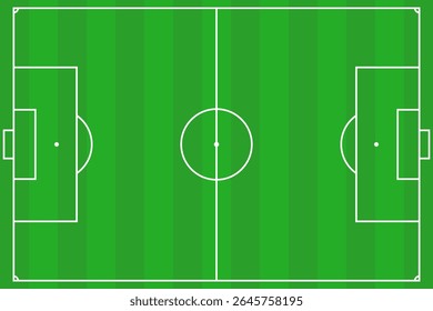Soccer field Football Pitch Layout icon symbol illustration