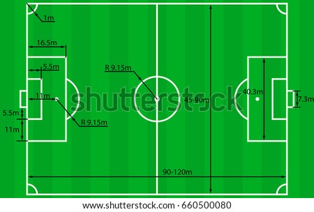 Football Field Dimensions Diagram