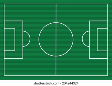 Soccer field or Football textured grass field