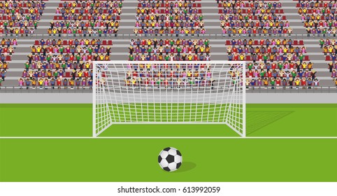 Cartoon Goal Post High Res Stock Images Shutterstock