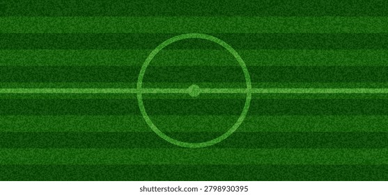 Soccer Field Grass Texture with White Lines and Pitch Markings. Top View of Green Turf Background Perfect for Sports Stadium and Football Ground Design Projects.